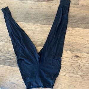 Black High-Waisted joggers